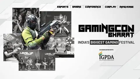 GamingCon 2026 poster — India's biggest gaming convention